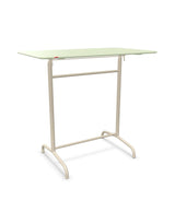 Schaffner Rigi Table haute rabattable 120x70cm h:110cm Vert Pastel 64 Sable Pastel 15 