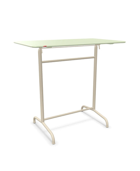 Schaffner Rigi Table haute rabattable 120x70cm h:110cm Vert Pastel 64 Sable Pastel 15 