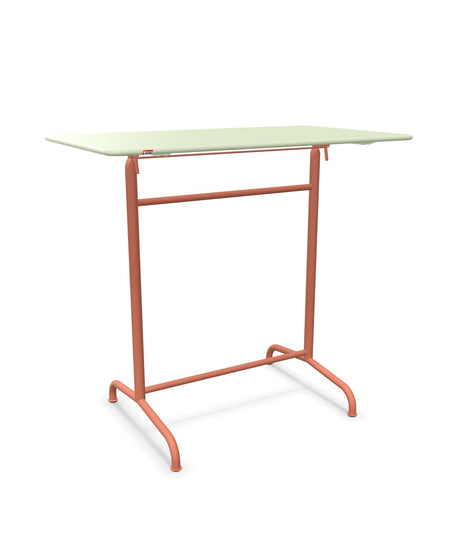 Schaffner Rigi Table haute rabattable 120x70cm h:110cm Vert Pastel 64 Terracotta 84 