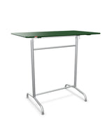 Schaffner Rigi Table haute rabattable 120x70cm h:110cm Vert Sapin 66 Galvanisé à chaud 02 