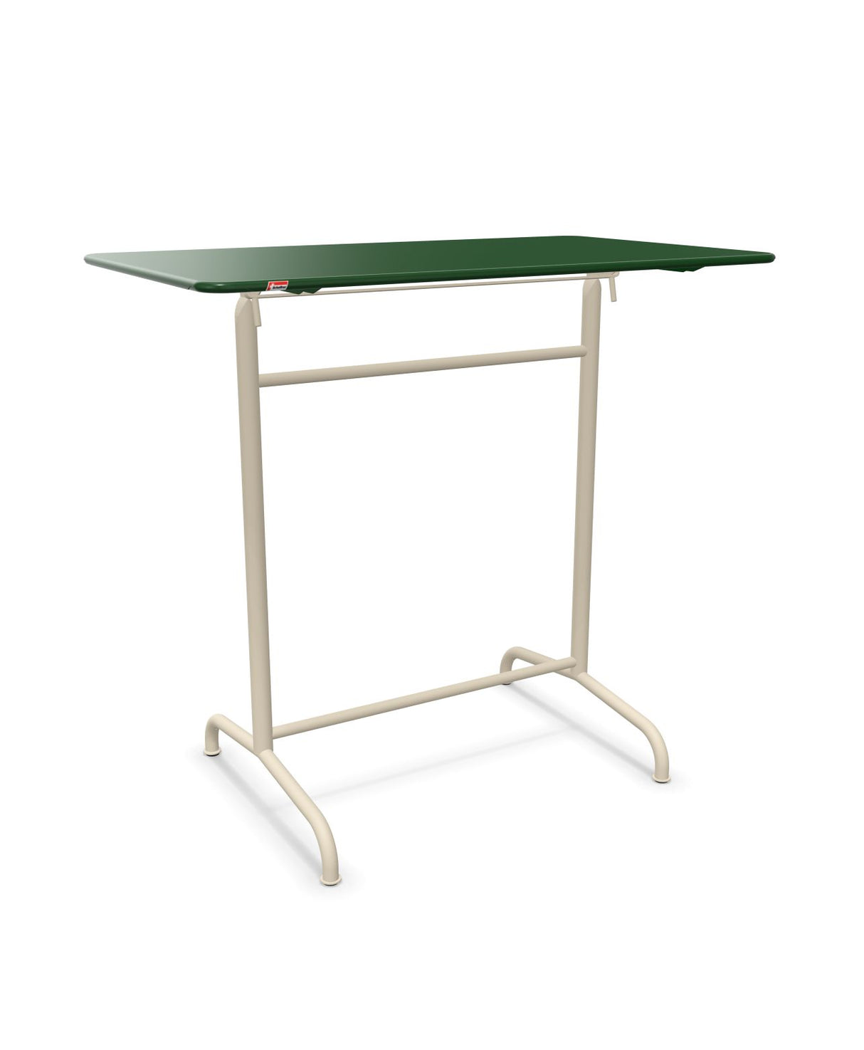 Schaffner Rigi Table haute rabattable 120x70cm h:110cm Vert Sapin 66 Sable Pastel 15 