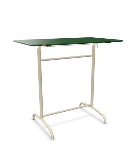 Schaffner Rigi Table haute rabattable 120x70cm h:110cm Vert Sapin 66 Sable Pastel 15 
