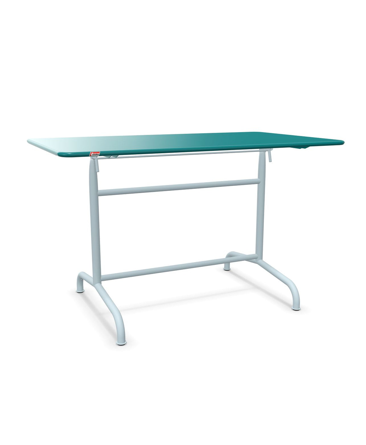Schaffner Rigi Table repas rabattable 120x70cm Bleu Kali 56 Bleu Pastel 51 