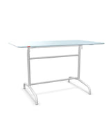 Schaffner Rigi Table repas rabattable 120x70cm Bleu Pastel 51 Blanc 90 
