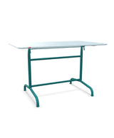 Schaffner Rigi Table repas rabattable 120x70cm Bleu Pastel 51 Bleu Kali 56 