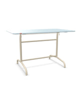 Schaffner Rigi Table repas rabattable 120x70cm Bleu Pastel 51 Sable Pastel 15 