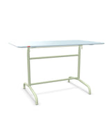 Schaffner Rigi Table repas rabattable 120x70cm Bleu Pastel 51 Vert Pastel 64 