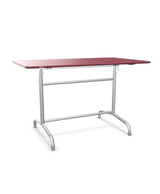 Schaffner Rigi Table repas rabattable 120x70cm Bordeaux 38 Galvanisé à chaud 02 