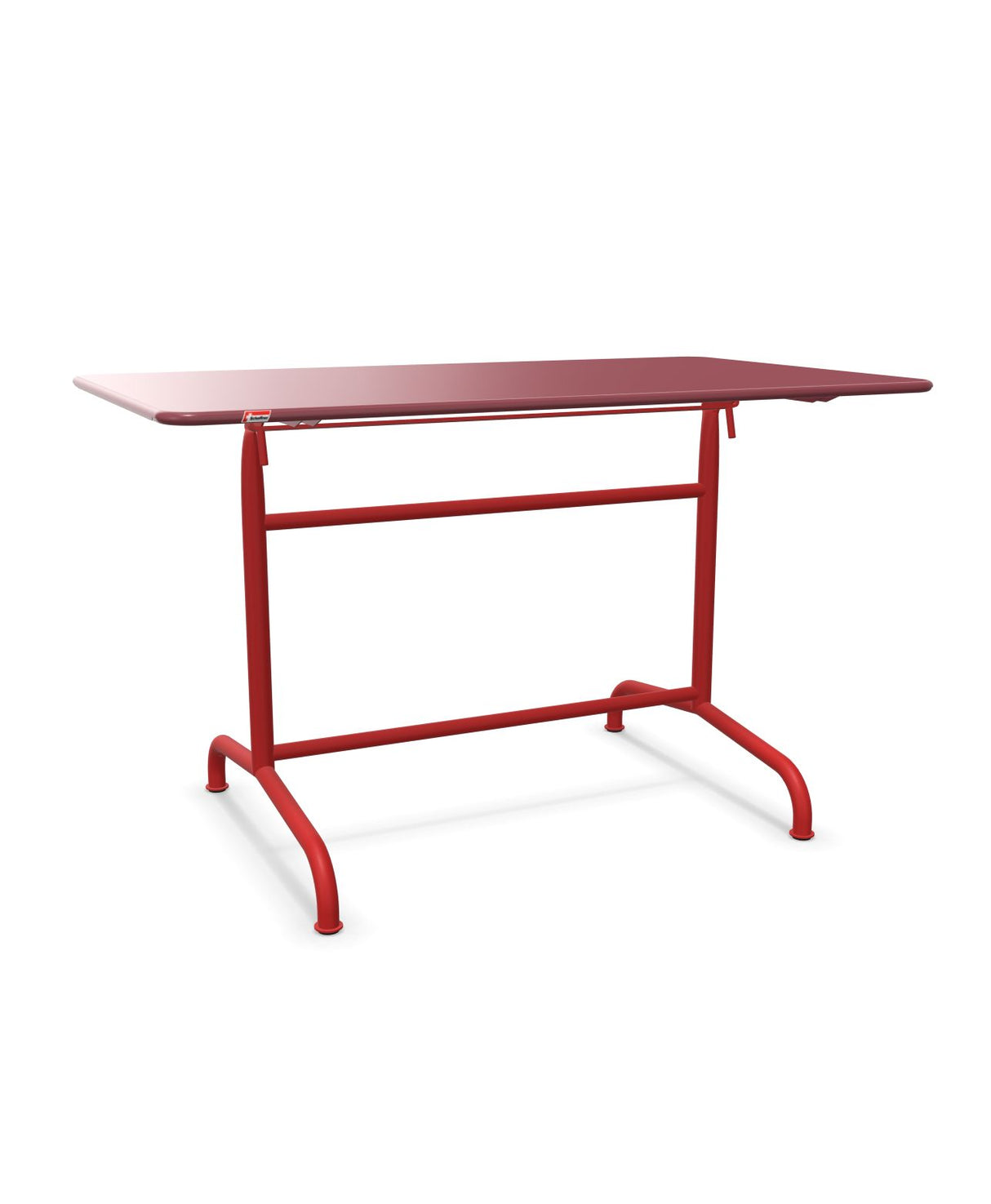 Schaffner Rigi Table repas rabattable 120x70cm Bordeaux 38 Rouge 30 