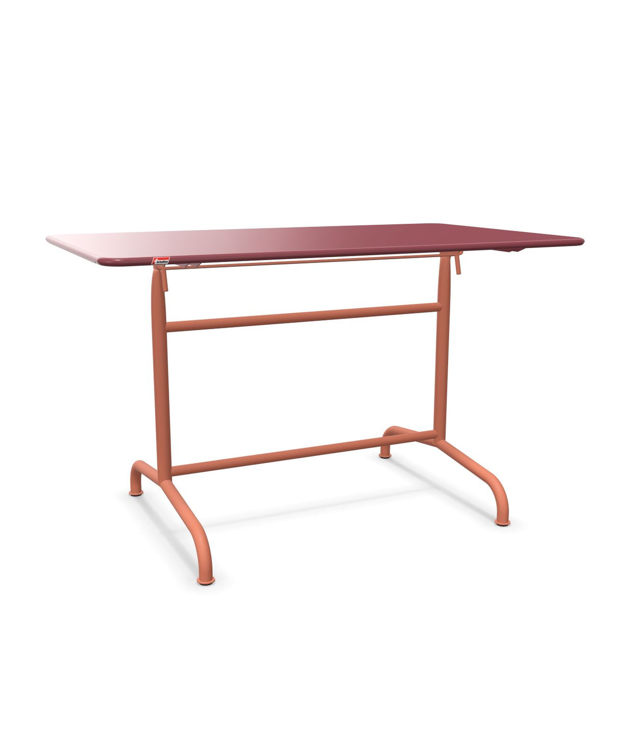 Schaffner Rigi Table repas rabattable 120x70cm Bordeaux 38 Terracotta 84 