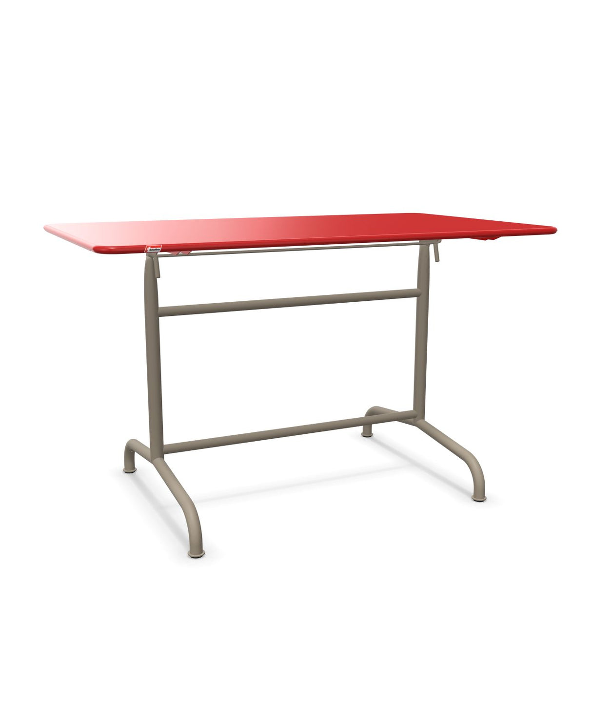 Schaffner Rigi Table repas rabattable 120x70cm Rouge 30 Champagne 85 