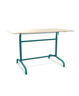 Schaffner Rigi Table repas rabattable 120x70cm Sable Pastel 15 Bleu Kali 56 