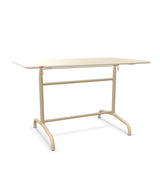 Schaffner Rigi Table repas rabattable 120x70cm Sable Pastel 15 Marron Pastel 83 