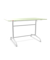 Schaffner Rigi Table repas rabattable 120x70cm Vert Pastel 64 Blanc 90 