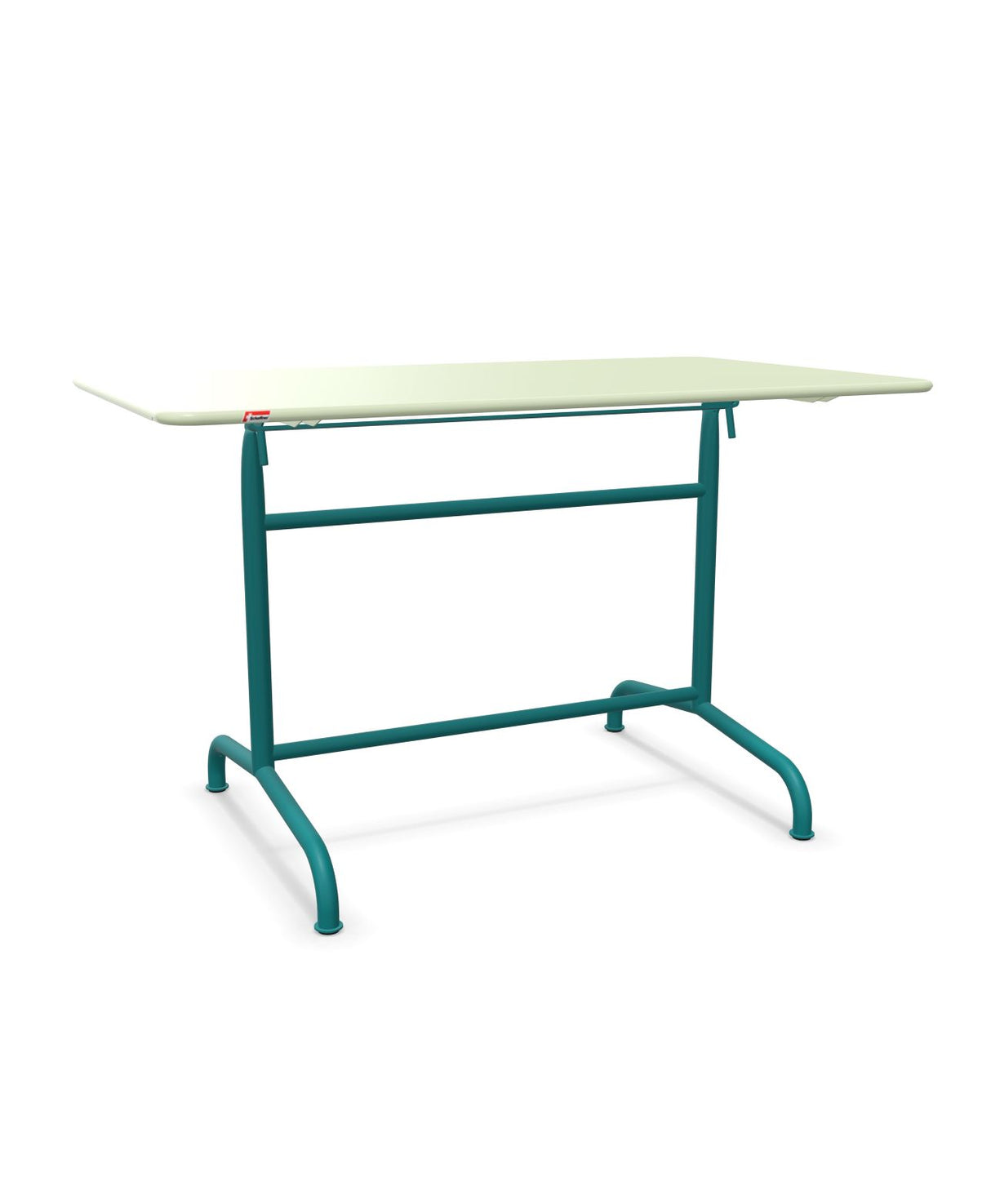Schaffner Rigi Table repas rabattable 120x70cm Vert Pastel 64 Bleu Kali 56 