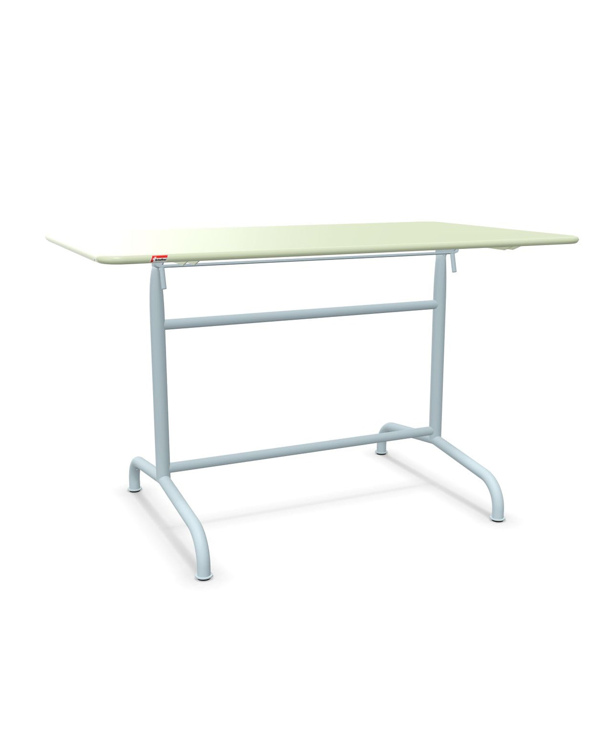 Schaffner Rigi Table repas rabattable 120x70cm Vert Pastel 64 Bleu Pastel 51 