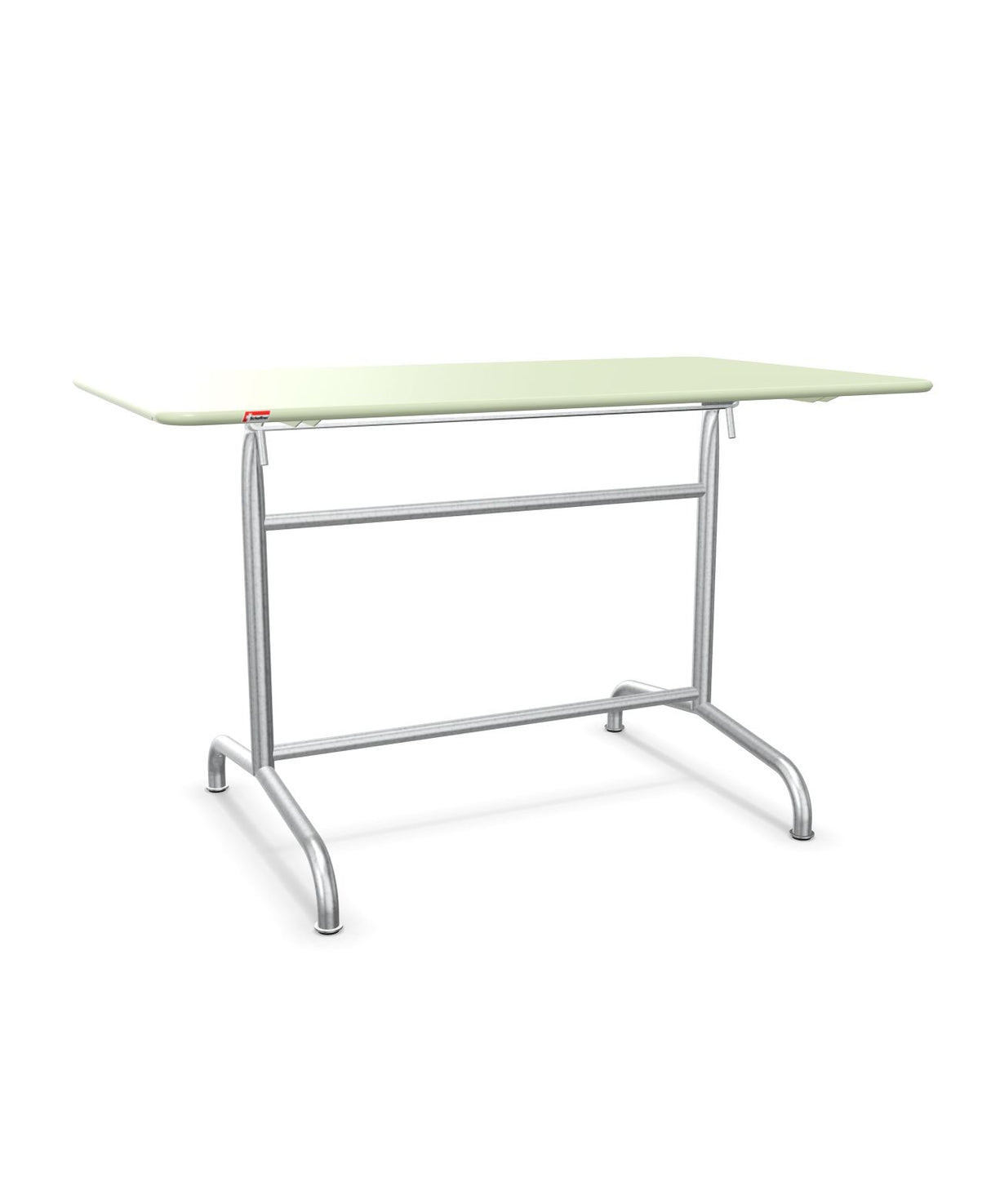 Schaffner Rigi Table repas rabattable 120x70cm Vert Pastel 64 Galvanisé à chaud 02 