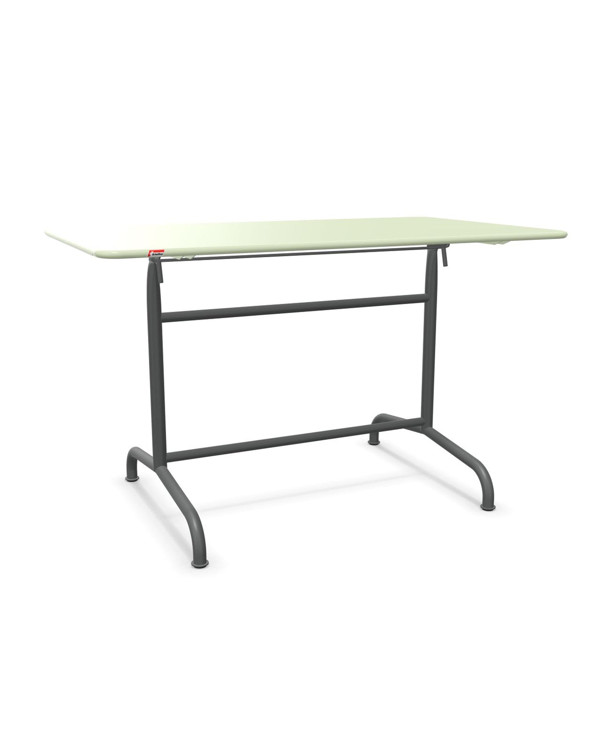 Schaffner Rigi Table repas rabattable 120x70cm Vert Pastel 64 Graphite 73 