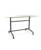 Schaffner Rigi Table repas rabattable 120x70cm Vert Pastel 64 Noir 91 