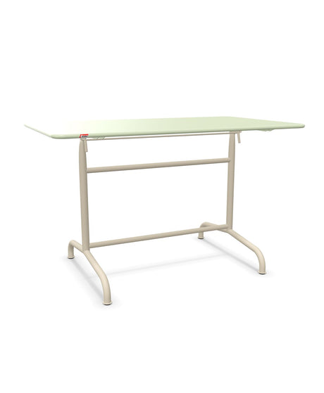 Schaffner Rigi Table repas rabattable 120x70cm Vert Pastel 64 Sable Pastel 15 