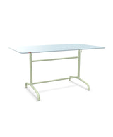 Schaffner Rigi Table repas rabattable 140x80cm Bleu Pastel 51 Vert Pastel 64 