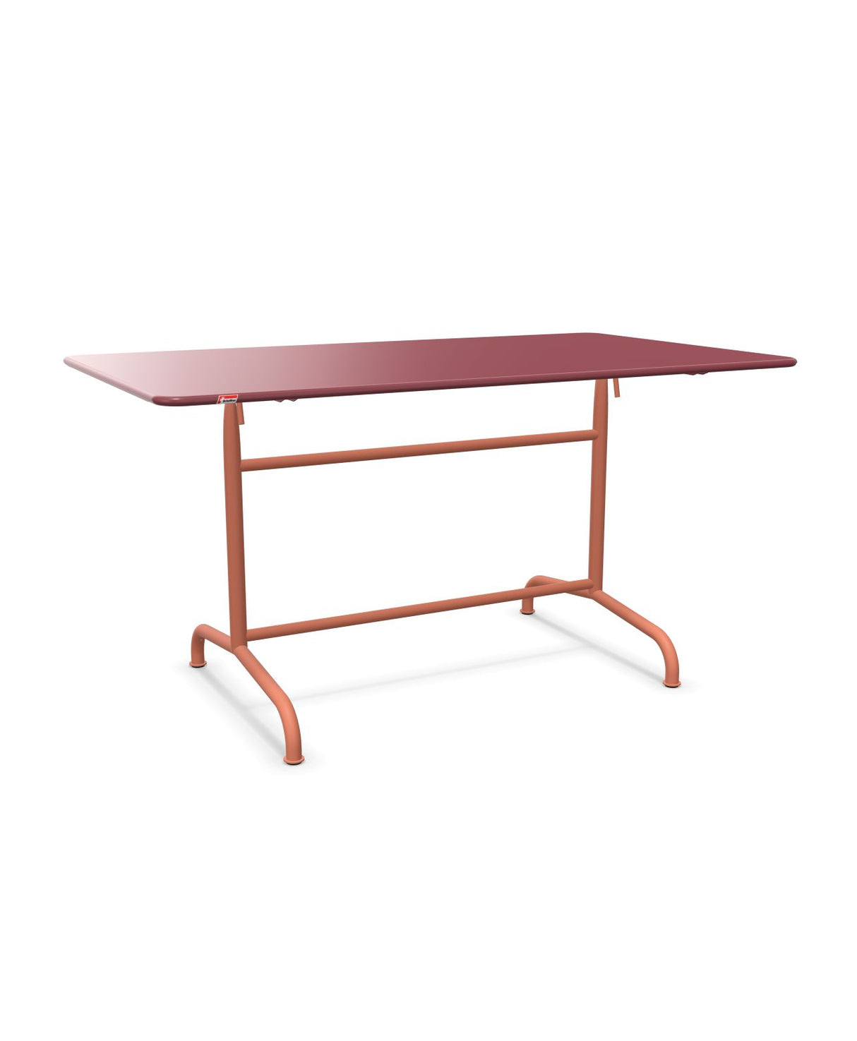 Schaffner Rigi Table repas rabattable 140x80cm Bordeaux 38 Terracotta 84 