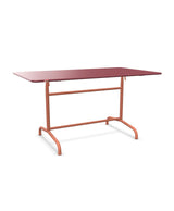 Schaffner Rigi Table repas rabattable 140x80cm Bordeaux 38 Terracotta 84 