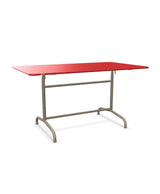 Schaffner Rigi Table repas rabattable 140x80cm Rouge 30 Champagne 85 