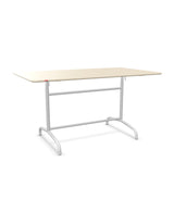 Schaffner Rigi Table repas rabattable 140x80cm Sable Pastel 15 Blanc 90 