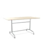 Schaffner Rigi Table repas rabattable 140x80cm Sable Pastel 15 Galvanisé à chaud 02 