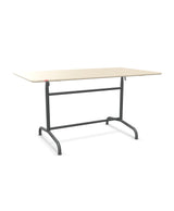 Schaffner Rigi Table repas rabattable 140x80cm Sable Pastel 15 Graphite 73 