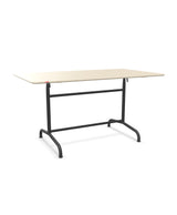Schaffner Rigi Table repas rabattable 140x80cm Sable Pastel 15 Noir 91 