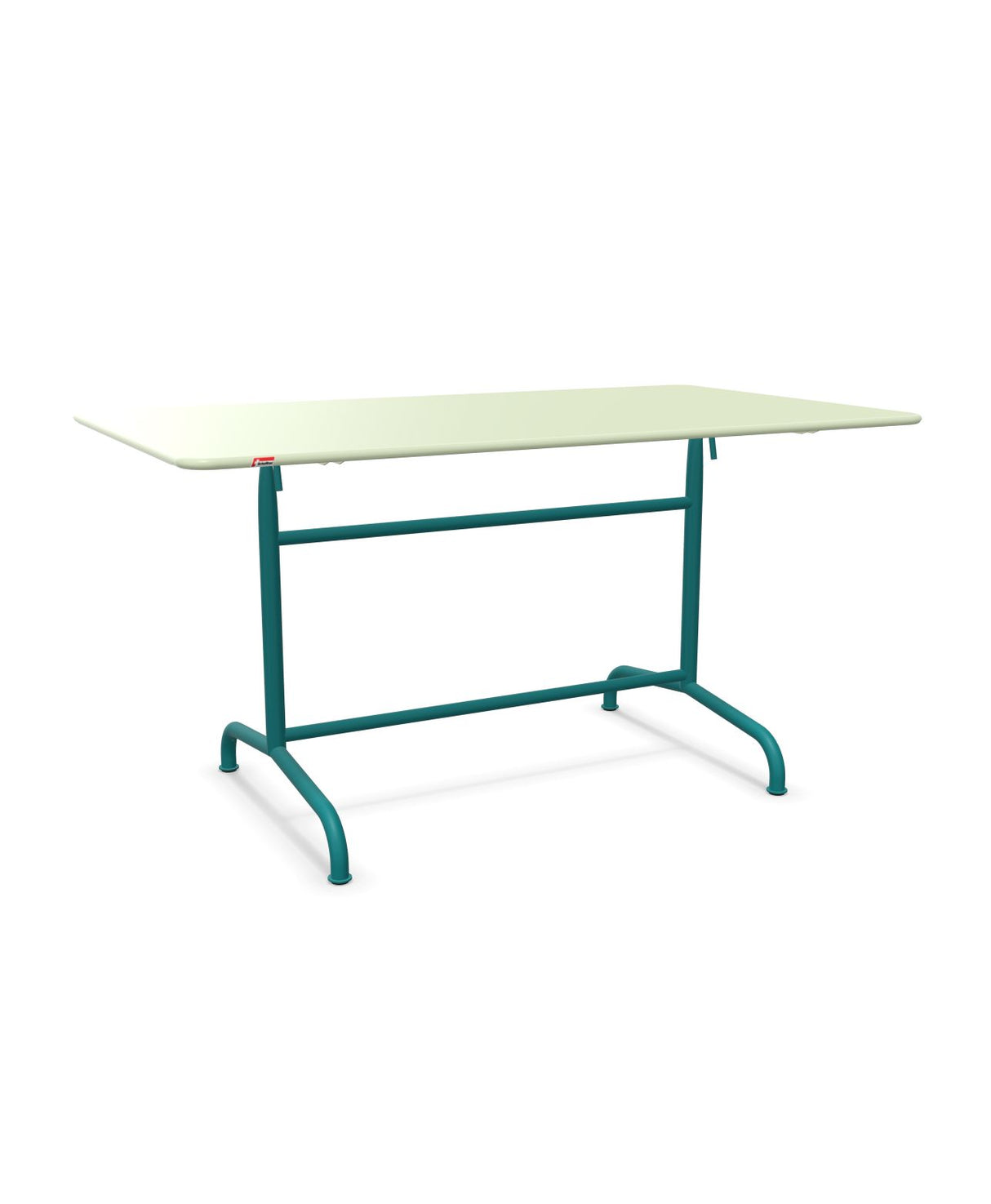Schaffner Rigi Table repas rabattable 140x80cm Vert Pastel 64 Bleu Kali 56 