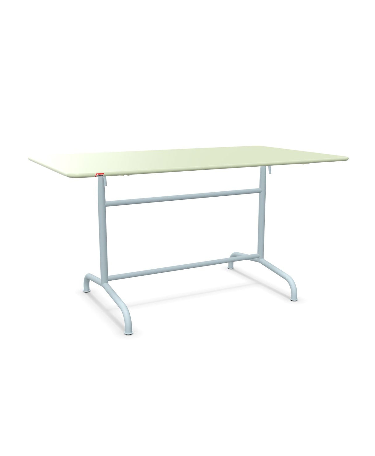 Schaffner Rigi Table repas rabattable 140x80cm Vert Pastel 64 Bleu Pastel 51 