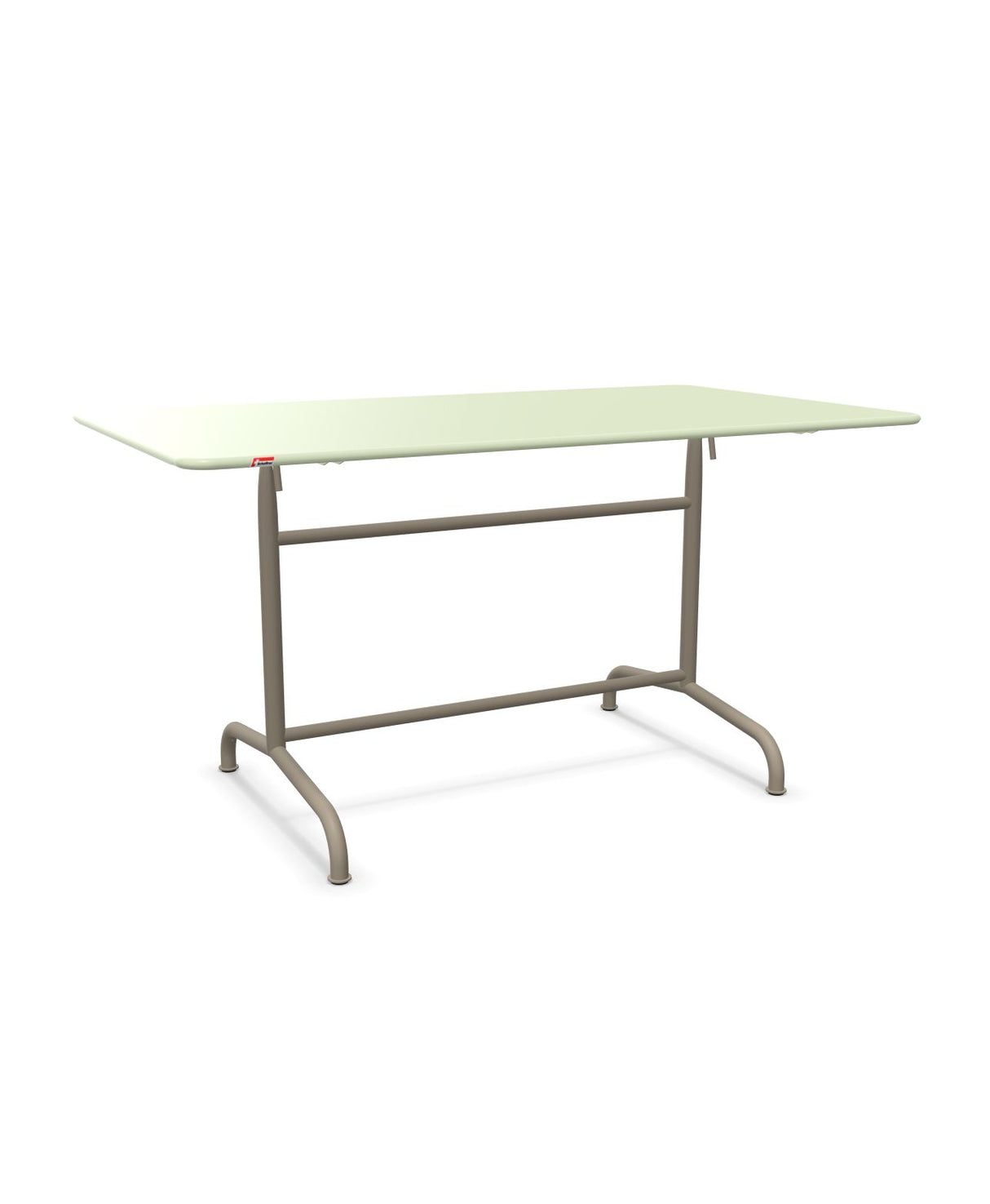 Schaffner Rigi Table repas rabattable 140x80cm Vert Pastel 64 Champagne 85 