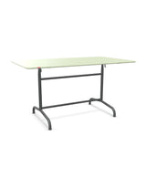 Schaffner Rigi Table repas rabattable 140x80cm Vert Pastel 64 Graphite 73 