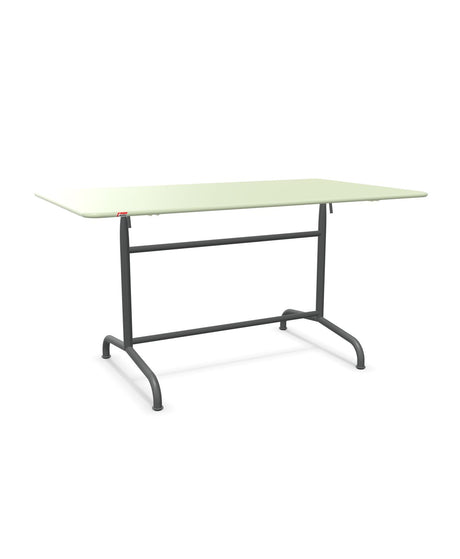 Schaffner Rigi Table repas rabattable 140x80cm Vert Pastel 64 Graphite 73 