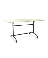 Schaffner Rigi Table repas rabattable 140x80cm Vert Pastel 64 Noir 91 