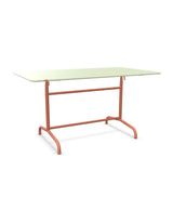 Schaffner Rigi Table repas rabattable 140x80cm Vert Pastel 64 Terracotta 84 