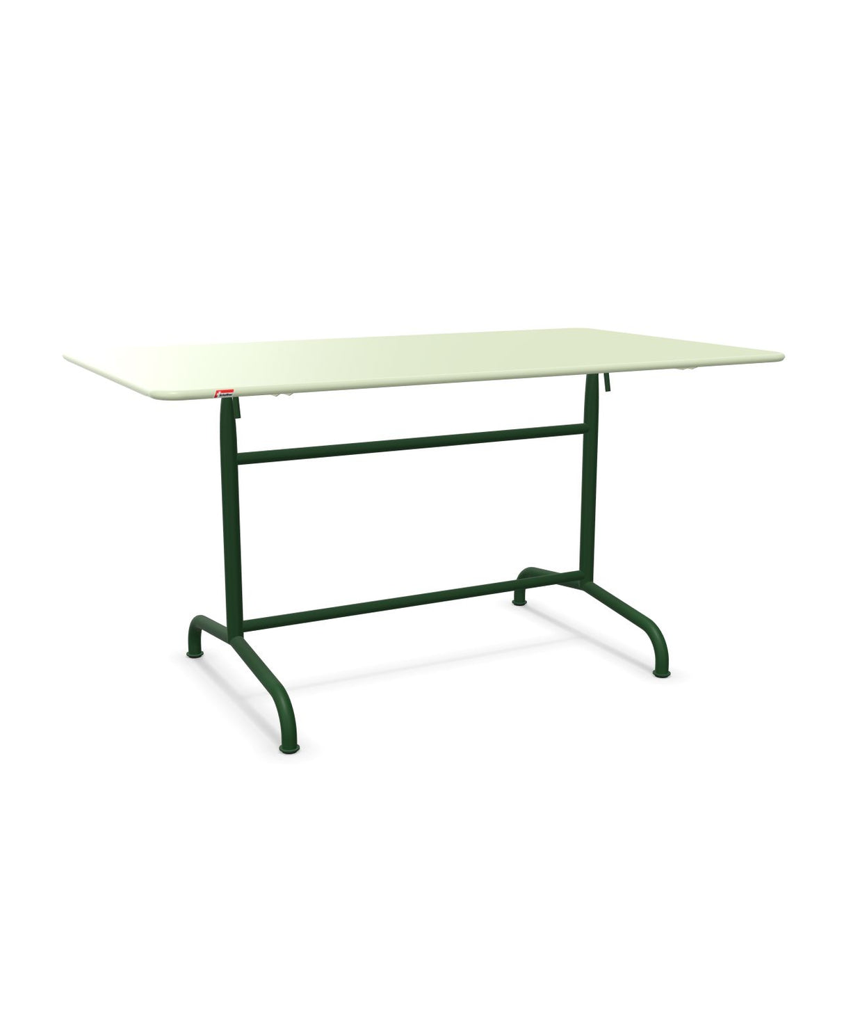 Schaffner Rigi Table repas rabattable 140x80cm Vert Pastel 64 Vert Sapin 66 