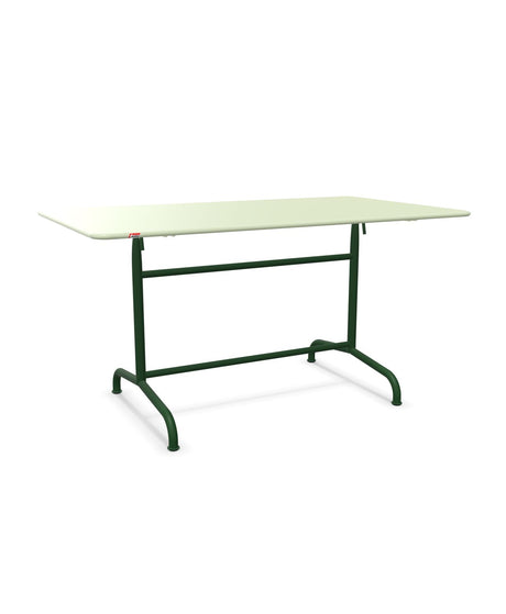Schaffner Rigi Table repas rabattable 140x80cm Vert Pastel 64 Vert Sapin 66 