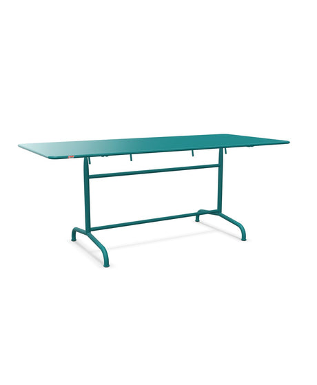 Schaffner Rigi Table repas rabattable 180x80cm Bleu Kali 56 Bleu Kali 56 