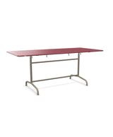 Schaffner Rigi Table repas rabattable 180x80cm Bordeaux 38 Champagne 85 