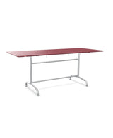 Schaffner Rigi Table repas rabattable 180x80cm Bordeaux 38 Galvanisé à chaud 02 