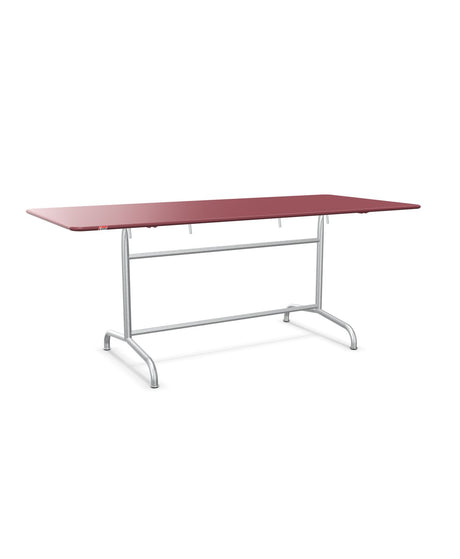 Schaffner Rigi Table repas rabattable 180x80cm Bordeaux 38 Galvanisé à chaud 02 