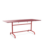 Schaffner Rigi Table repas rabattable 180x80cm Bordeaux 38 Rouge 30 