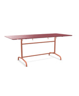 Schaffner Rigi Table repas rabattable 180x80cm Bordeaux 38 Terracotta 84 