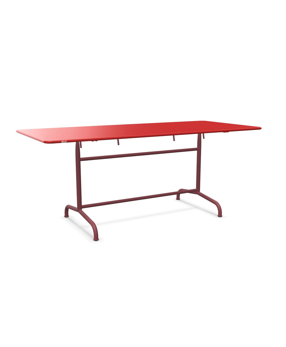 Schaffner Rigi Table repas rabattable 180x80cm Rouge 30 Bordeaux 38 