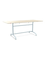 Schaffner Rigi Table repas rabattable 180x80cm Sable Pastel 15 Bleu Pastel 51 