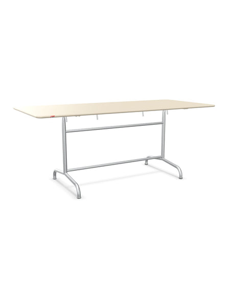 Schaffner Rigi Table repas rabattable 180x80cm Sable Pastel 15 Galvanisé à chaud 02 